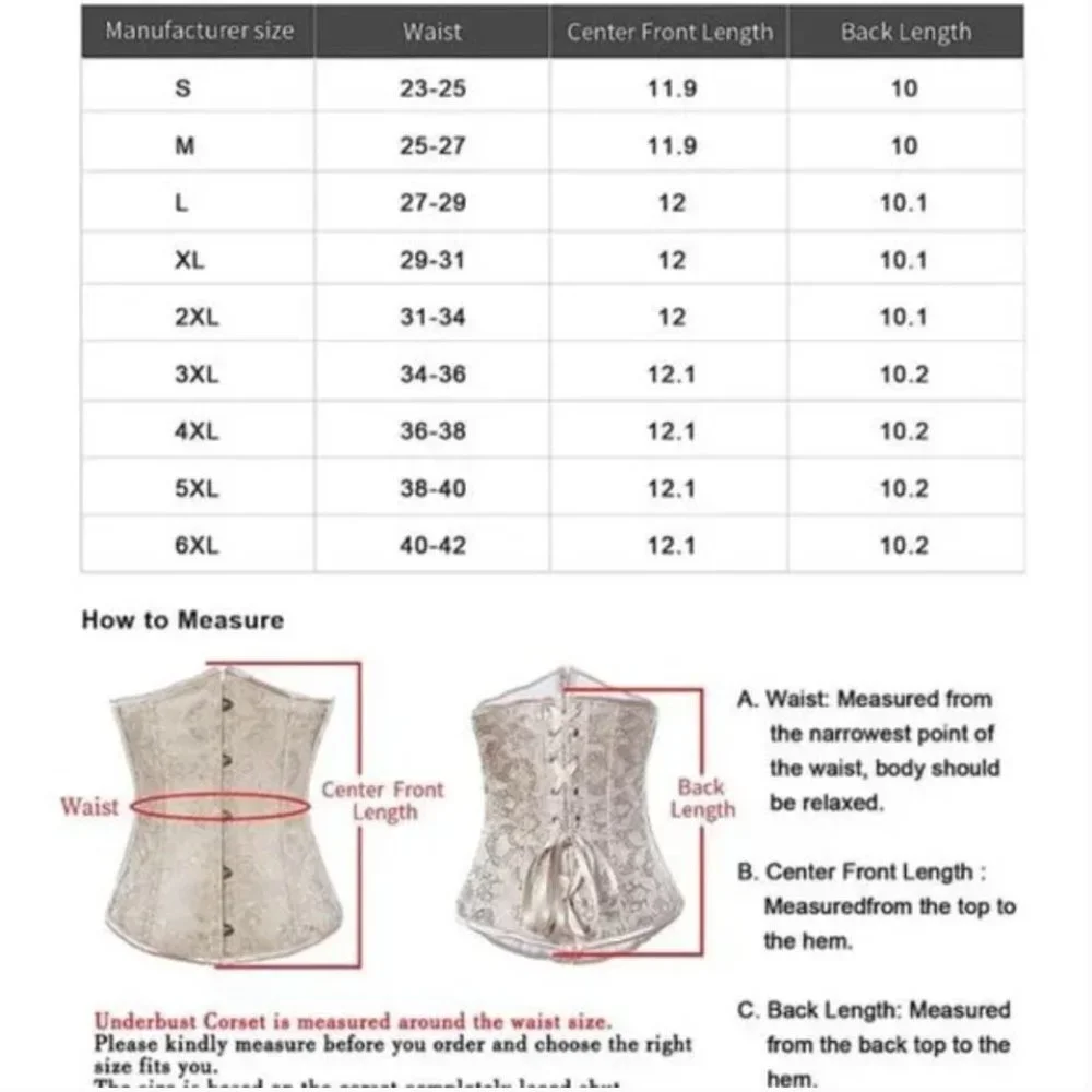 Sexy‎ Blue Brocade Lace Corset Underbust Bustier Waist Trainer Cincher Belt - Picture 6 of 6